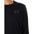 thumbnail image 4 of Under Armour Logo Chest Long Sleeve T-Shirt, Black, 4 of 5