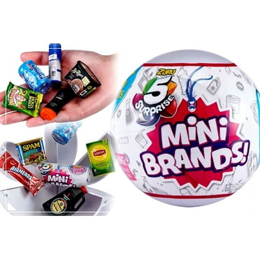 5 Surprise Mini Brands Mystery Capsule Real Miniature Brands Collectible Toy (2 Pack) by ZURU