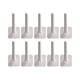 thumbnail image 1 of 10 ganchos de plástico ABS para baño, resistentes y adhesivos, para pared., 1 of 5