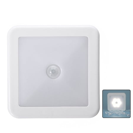 

Auto On Off Motion Sensor Bedroom Night Light Smart Led Cabinet Lamp Square