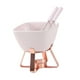thumbnail image 1 of Olla para fondue de chocolate, olla para chocolate caliente, olla para helado, olla para derretir cera, fondue de cerámica Estante rosa dorado, 1 of 9