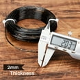 thumbnail image 5 of Multicolor Jewelry Craft Aluminum Wire (12 Gauge, 75 Feet) Black Bendable Metal Wire with Storage Box for Jewelry Beading Craft Project, Black and Gold, 5 of 5