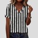 thumbnail image 2 of TaTaai Women's Casual Loose Printed V-Neck Short Sleeve Tops 2026 Trendy Lightweight Soft Blouses for Spring Summer Daily Streetwear Gift, 2 of 8