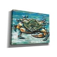 thumbnail image 2 of Epic Graffiti 'Blue Palette Crab I' by Carolee Vitaletti, Canvas Wall Art, 16"x12", 2 of 2