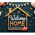 thumbnail image 3 of Decorative Design Welcome Home Balloon Decoration Celebration Banner for Homecoming Party Indoor Decoration Event Celebration, 3 of 7