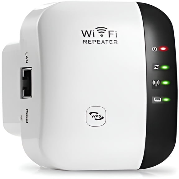 GJX WiFi Extender, WiFi Extenders Signal Booster for Home Up to 5000 sq.ft and 50 Devices, WiFi Range Extender, Wireless Repeater, Long Range Amplifier with Ethernet Port, 1-Tap Setup