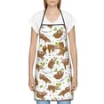 thumbnail image 3 of Rocae Cute Sloth for Kitchen Aprons for Women Adjustable Cooking Kitchen Chef Apron for Men with Pockets, 3 of 7
