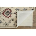 thumbnail image 5 of HomeRoots 4' X 6' Ivory And Blue Wool Floral Hand Tufted Area Rug, 5 of 10
