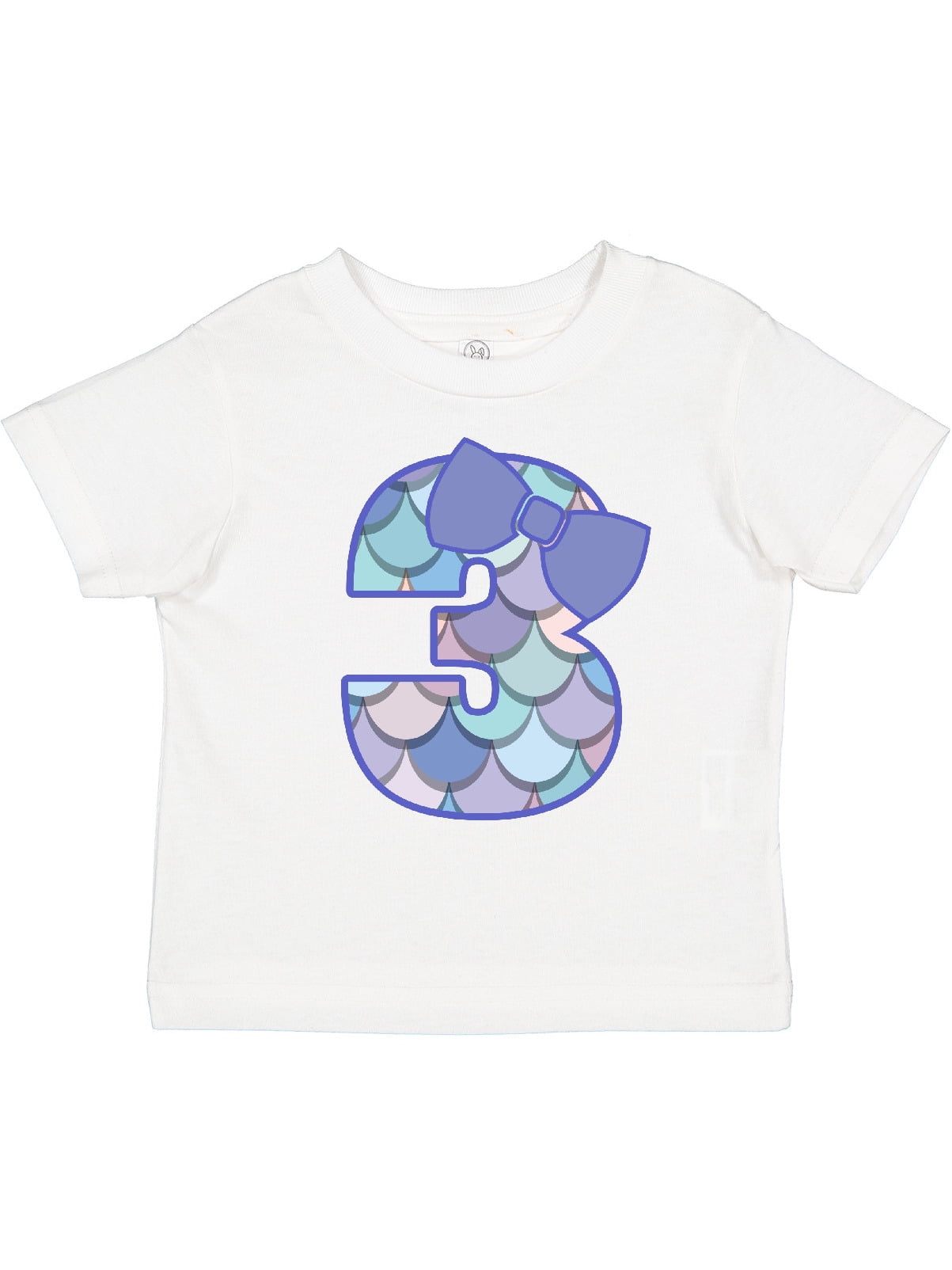 inktastic I Am 3 Years Old Birthday with Mermaid Toddler T-Shirt