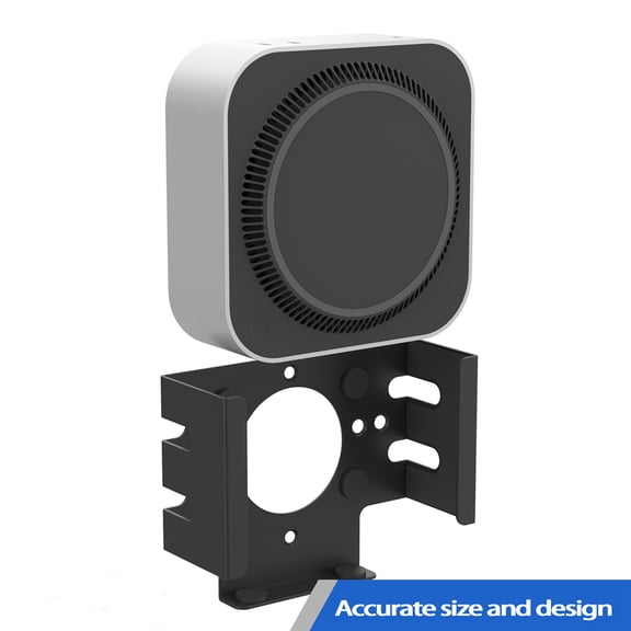 Under Desk Mount Compatible for 2024 Mac Mini M4/M4 Pro, Display Computer Holder，VESA Monitor Stand Wall Holder Heat Dissipation Design Space Saving Storage Bracket，Back of Screen Mount