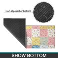 thumbnail image 6 of Pioneer Flower Floral Print Pattern Kitchen Rugs Sets Of 2, Anti Fatigue Non Slip Washable Floor Mats for Kitchen Sink Laundry, 17X30 Inch + 17X47 Inch, 6 of 6