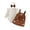 j-681Brown305, variant on HAYIMI Girls Long Sleeve Romper Bodysuit Suspender Prints Bowknot Skirts Outfit Sets Trendy Clothes Sets
