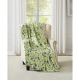 thumbnail image 4 of Avocados Beehive Leopard Novelty Plush Flannel Throws Sun Moon, 4 of 5