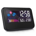 thumbnail image 3 of Yeacher 2618T Big Color Screen Weather Time Date Display Alarm Clock Multifunction Voice Control Temperature Humidity Alarm Function Home Tool, 3 of 6
