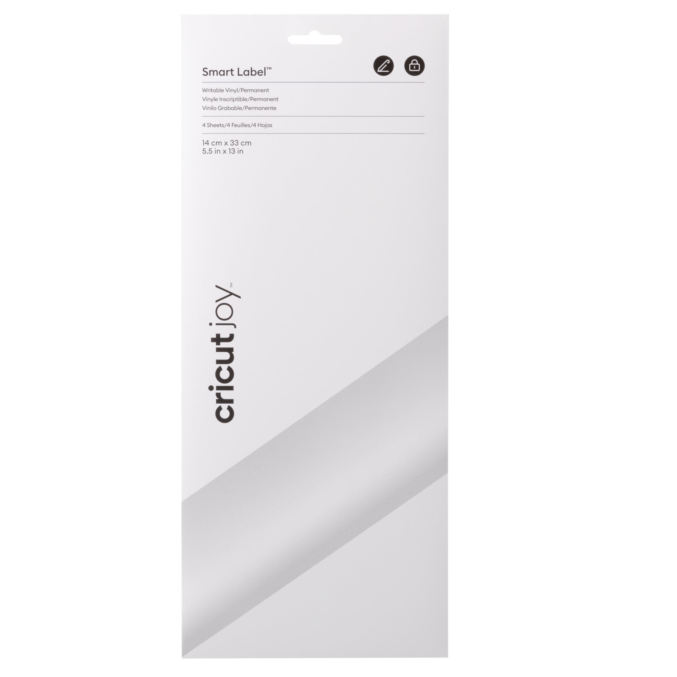 Cricut Joy Smart Label Writable Vinyl - Permanent, 5.5" x 13"