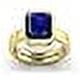 thumbnail image 2 of Unheated Untreatet 14.25 Carat Aaa+ Quality Natural Blue Sapphire Neelam Gold Plated Adjustable Gemstone Ring For Women'S And Men'S (Lab - Certified)-B0C37K, 2 of 7