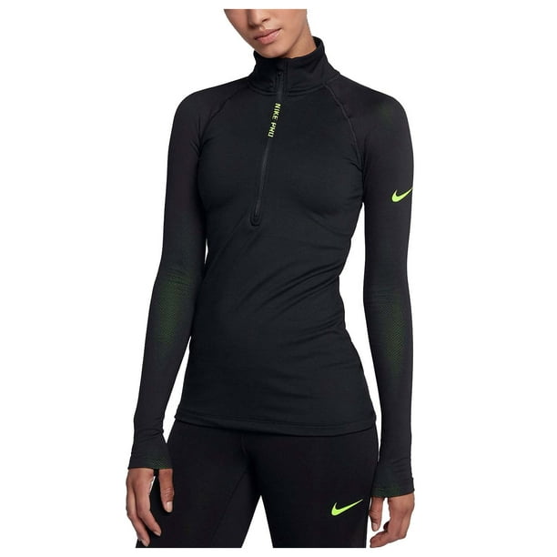 Nike - Nike Women's Hyperwarm Long Sleeve Half Zip Training Top (Large ...
