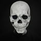 thumbnail image 3 of Máscara de calavera de cabeza completa de Halloween con mandíbula móvil, casco de látex realista para adultos, Color claro, 3 of 9
