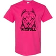 thumbnail image 3 of Inktastic Pitbull Sketch Portrait with Dog Breed Name T-Shirt, 3 of 5