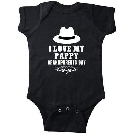 

Inktastic Grandparents Day I Love My Pappy Gift Baby Boy or Baby Girl Bodysuit