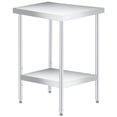thumbnail image 2 of Kojooin Stainless Steel Prep and Work Table, Heavy Duty Commercial Kitchen Table with Adjustable Undershelf, 2 of 6
