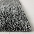 thumbnail image 4 of SAFAVIEH August Carlene Solid Plush Shag Area Rug, Grey, 12' x 15', 4 of 8