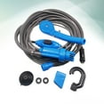 thumbnail image 1 of Homoyoyo Ducha Portátil Para Exteriores Con Cable De 5 Metros Y Gancho Para Camping Azul, 1 of 8
