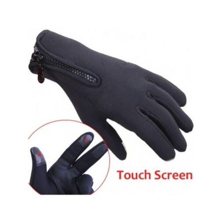 1 Pair Windstopper Full Finger Gloves Winter Thermal Touch Screen Gloves Snowboard Ski Cycling Outdoor