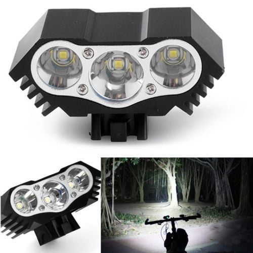 US 3x CREE XM-L T6 LED Bicycle bike HeadLight Head Light Lamp Torch Flashlight
