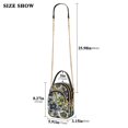 thumbnail image 2 of FORMRS Crossbody Bag for Women Quilted Travel Shoulder Cell Phone Purse with Chain Strap Handbag, Green Floral, 2 of 7