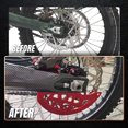 thumbnail image 3 of ALLTIMES Rear Brake Disc Guard for Sur-Ron Ultra Bee 2023, Red 6061 Billet Aluminum, 3 of 12