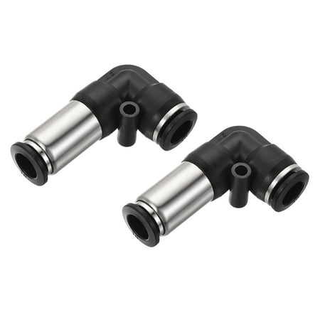 

Uxcell 10mm Push Quick Connect Elbow Inline Air Tube Fitting Check Valve Black 2 Pack