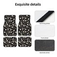 thumbnail image 4 of Naloa Daisy Car Foot Mat Set of 4 Pieces - Universal Floor Liner Neoprene Full Set Floor Mats for Cars Trucks SUV, 4 of 7