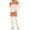 Orange, variant on Riecok Loungewear Sets for Women 2 Piece Crewneck Long Sleeve Tops and Pants Striped Cozy Soft Sleepwear