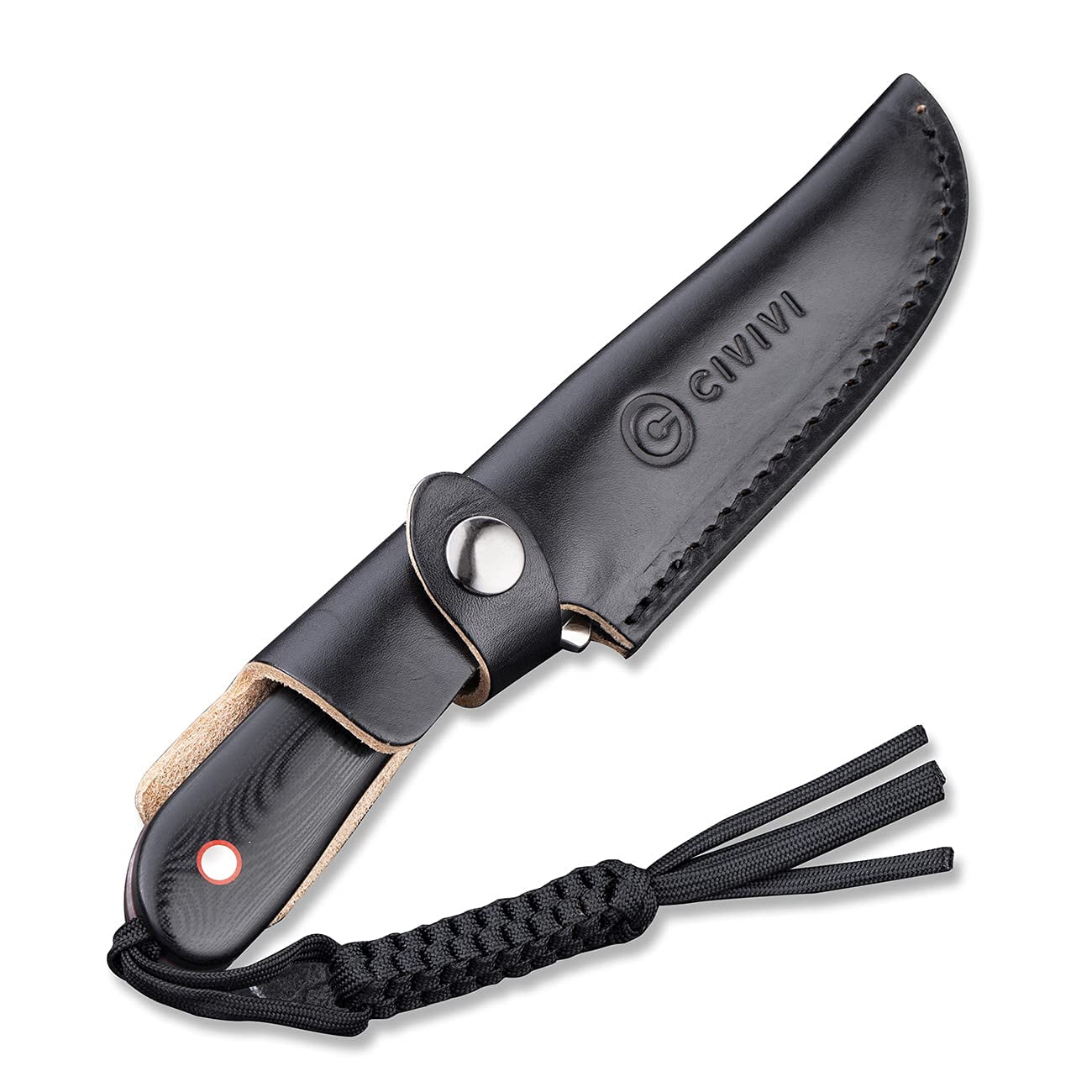 CIVIVI Elementum Fixed Blade C2104A Knife 10Cr15CoMoV Stainless Steel Black G10 Hunting Knives