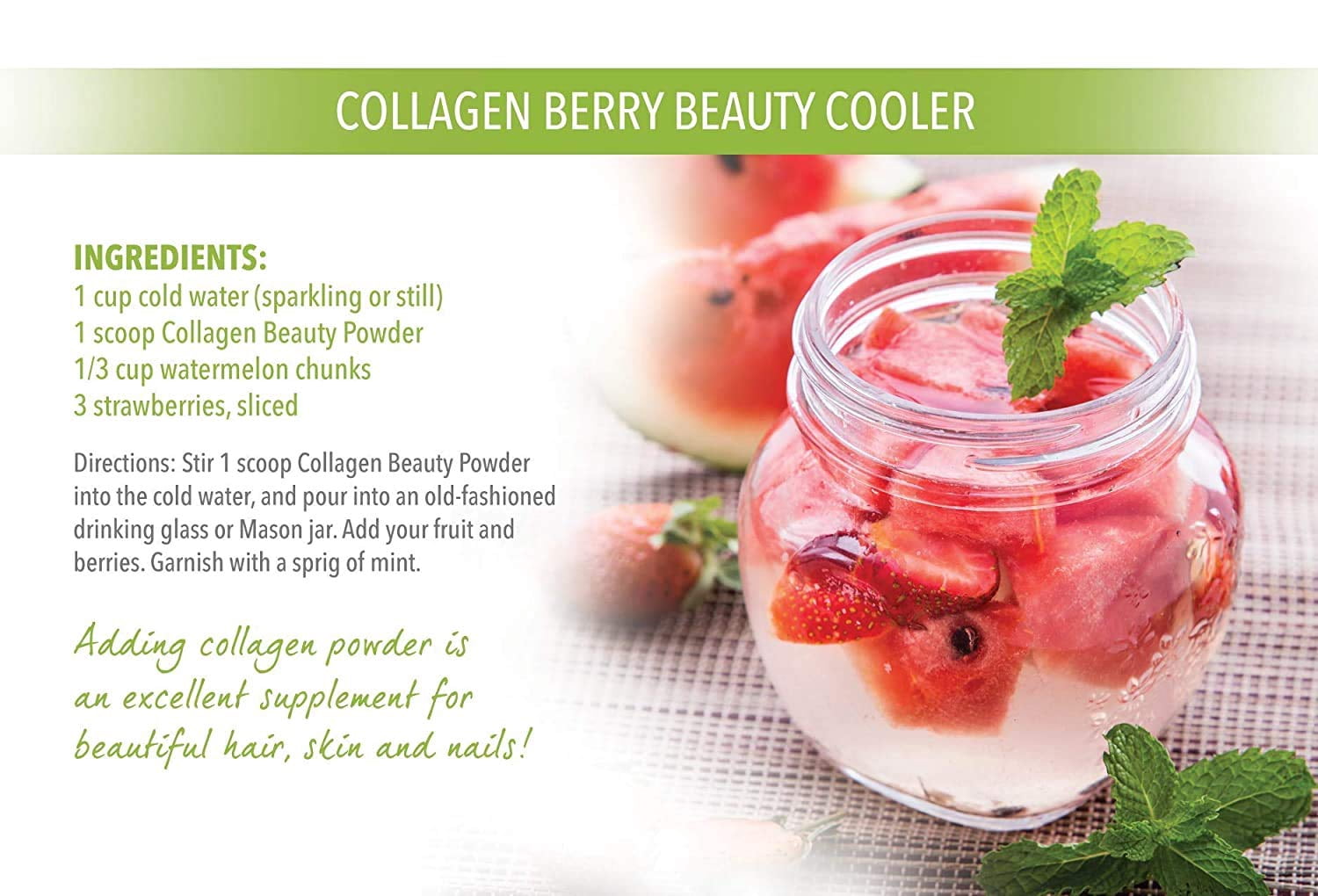Anti Aging Hydrolyzed Collagen Beauty Protein Powder - Suzy Cohen (3.3 oz)