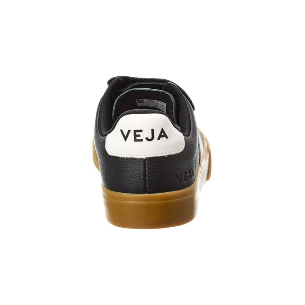 VEJA Recife Logo Leather Sneaker, 37, Black Walmart Business