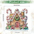 thumbnail image 2 of Desktop Diamond Art Painting Kit, Colorful Cookie Houses DIY Desktop Ornaments Decoration, Acrylic Special Shape Diamond Art, Suitable for Home Decorative Ornaments and Gifts, 2 of 7