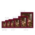 thumbnail image 3 of Asian Brocade IV - Framed Print w/glass - Cherry Red, 3 of 7