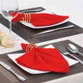 thumbnail image 5 of Party Supplies Washable Table Linen Wedding Table Cloth Dinner Napkins Cloth Napkins Solid Red PURPLE, 5 of 8