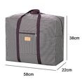thumbnail image 2 of Bolsa de mano de gran capacidad engrosada de tela Oxford lavable Laklulu, bolsa de acabado móvil, 2 of 5