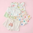thumbnail image 2 of Girls' Underwear Size 7 Cute Prints Overlocked Seams Active Wear Value Pack Girls' Briefs Pack of 4 Light M, 2 of 3