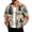 Brown, variant on Christmas Corduroy Zip Up Jacket for Men Long Sleeve Xmas Print Sweatshirts Collared Casual Overshirts with Pockets Ribbed Texture Fall Winter Outwear