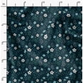 thumbnail image 2 of Soimoi Pure Silk Blue Fabric By the Yard - 42 Inch Wide - Florals Print Fabric - Elegant and Timeless Patterns for Fashion and Home Decor Printed Fabric, 2 of 6