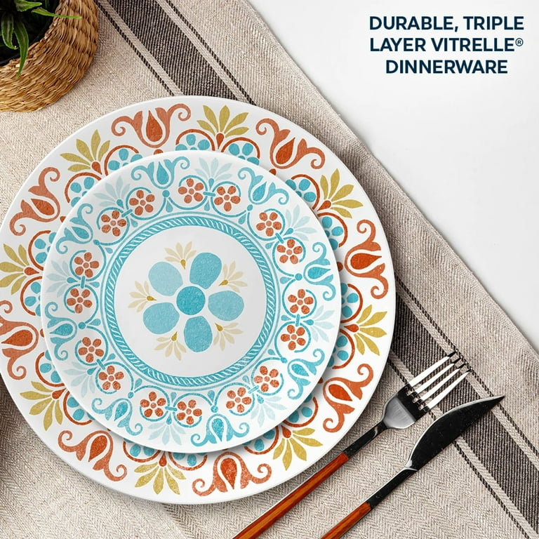 Corelle 18-Piece Dinnerware Set | Terracotta Dreams