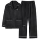 thumbnail image 1 of Kalauyu Mens Pajamas Set Long Sleeve Soft Fleece Fluffy Sleepwear Winter Warm Pjs Lounge Sets Flannel Sleepwear with Pockets, 1 of 8