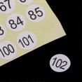 thumbnail image 5 of 2025 Latest Model 15 Sheets Number Stickers 1 to 102 Adhesive Stickers Round, 5 of 5