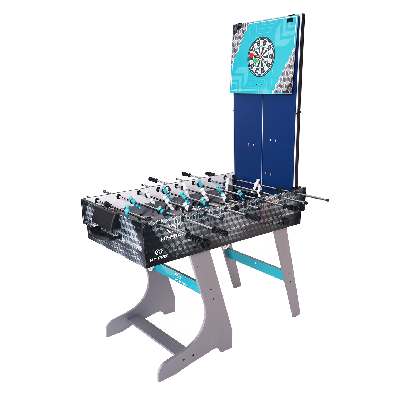 HY-PRO 8-in-1 Folding Combo Game Table (Football, Table Tennis, Pool, Hockey, Archery, Darts, Bean Bag Toss, Basketball) - image 5 of 11