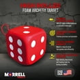 thumbnail image 4 of Morrell Targets High Roller Foam 6 Sided Archery Target, 3 Pack, Red, 4 of 12