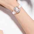 thumbnail image 5 of Swarovski Crystalline Sporty Watch Leather strap, White, Rose gold -5547635, 5 of 6